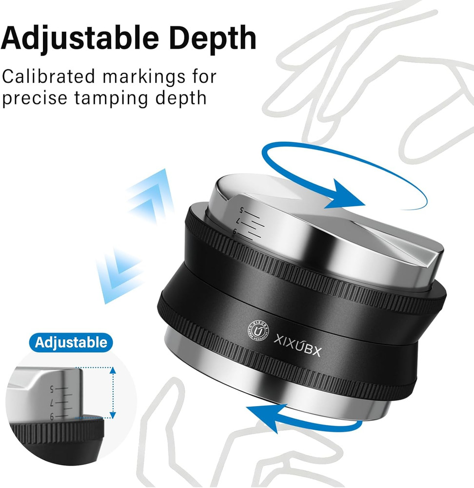 20Bar Compact Espresso Maker with Tamper & Distributor Set