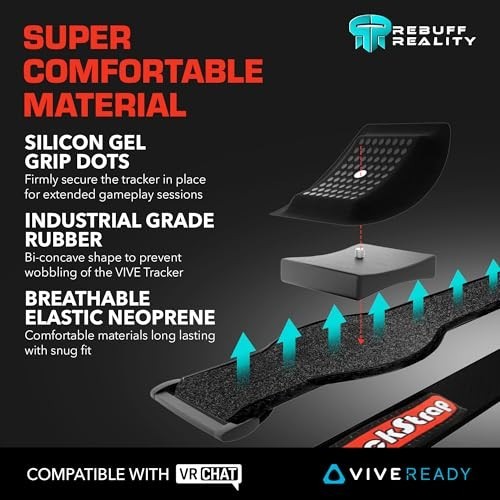 Adjustable VR Full Body Tracking Straps for Vive Tracker - Motion Capture, VR Ch