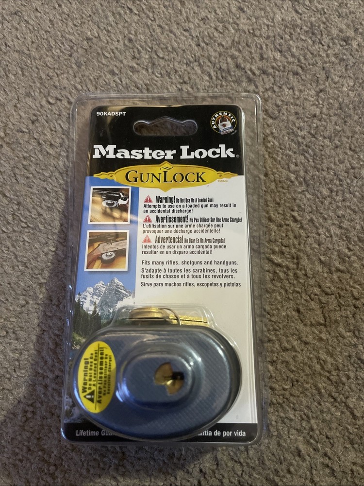 Master Lock 90DSPT Keyed Gun Trigger Lock, 1 Pack Gun Lock With 2 Keys