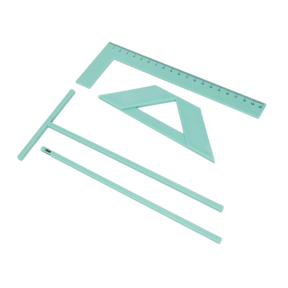 1-Comprehensive Book Binding Ruler Kit For Precise Scrapbook Crafting XEAP