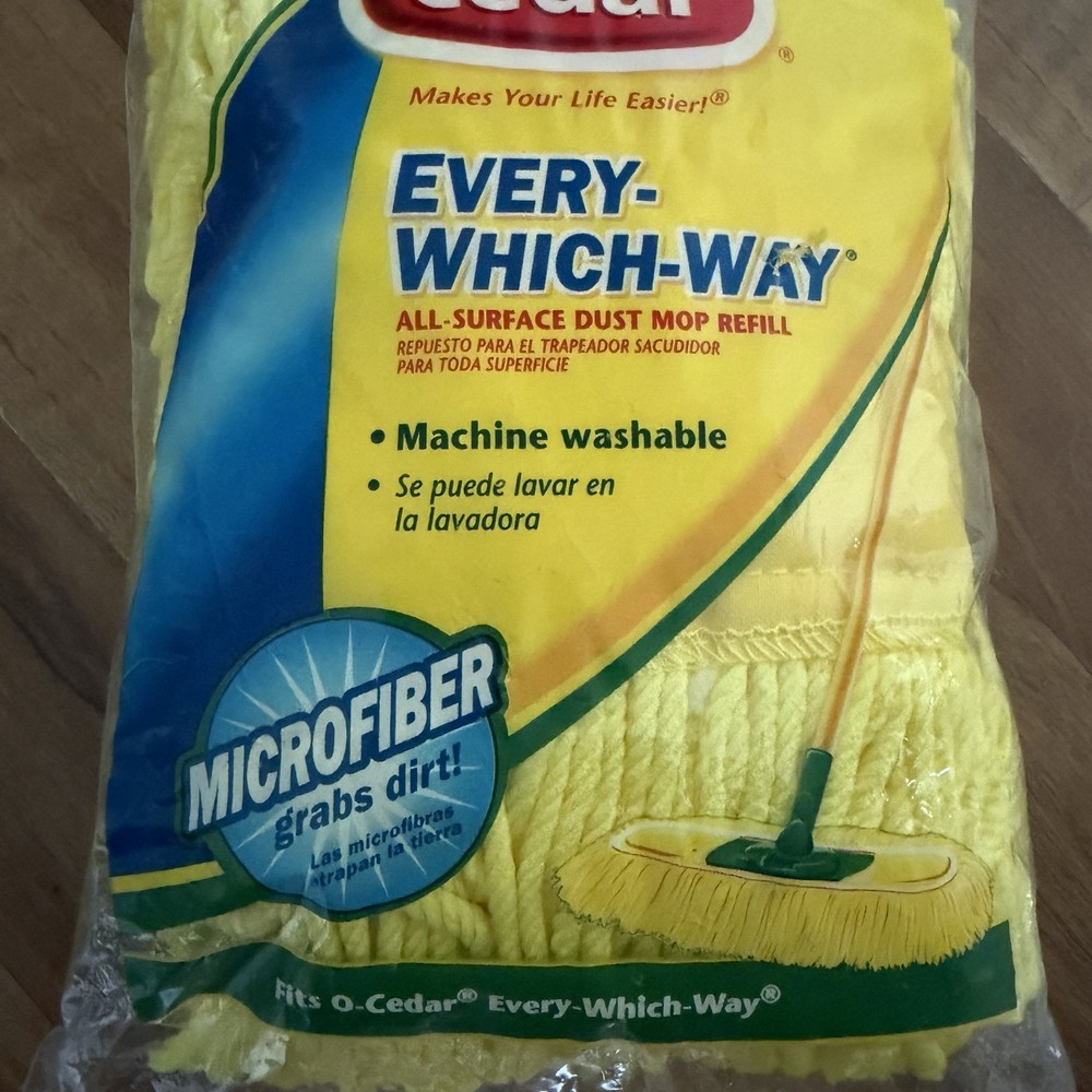 DISCONTINUED O-Cedar Every-Which-Way Dust Mop Head Refill All Surface Duster