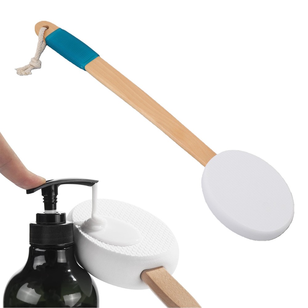 Wooden Handle Lotion Applicator For Smooth Body Coverage