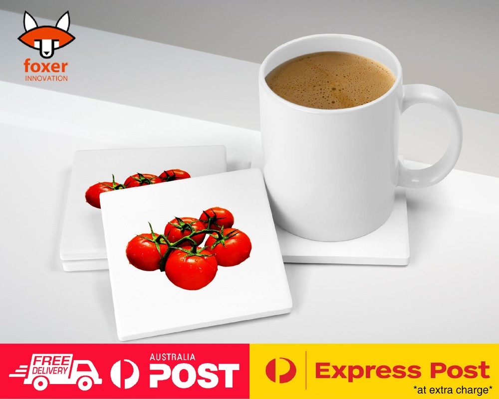 COASTER COFFEE DRINKING MAT|HEALTHY RED TOMATO VEGETABLE
