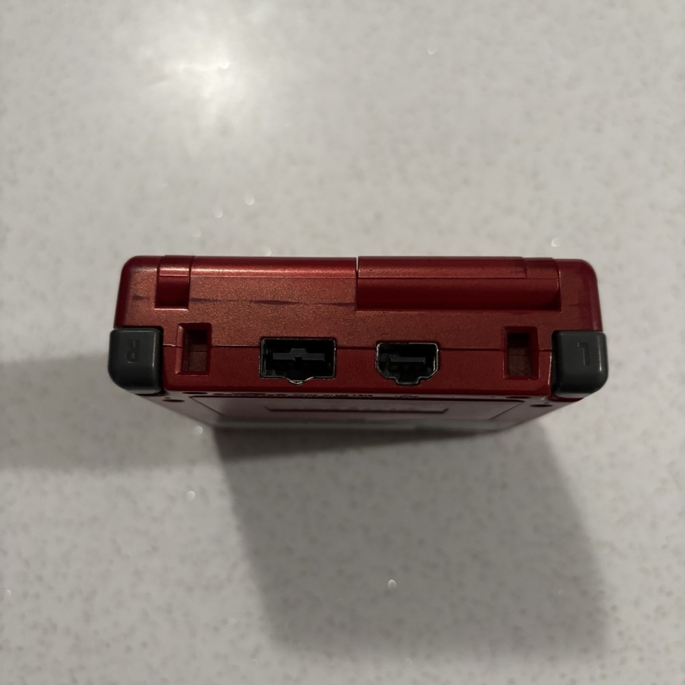 Nintendo Game Boy Advance SP Handheld System AGS-001 - Flame Red Tested