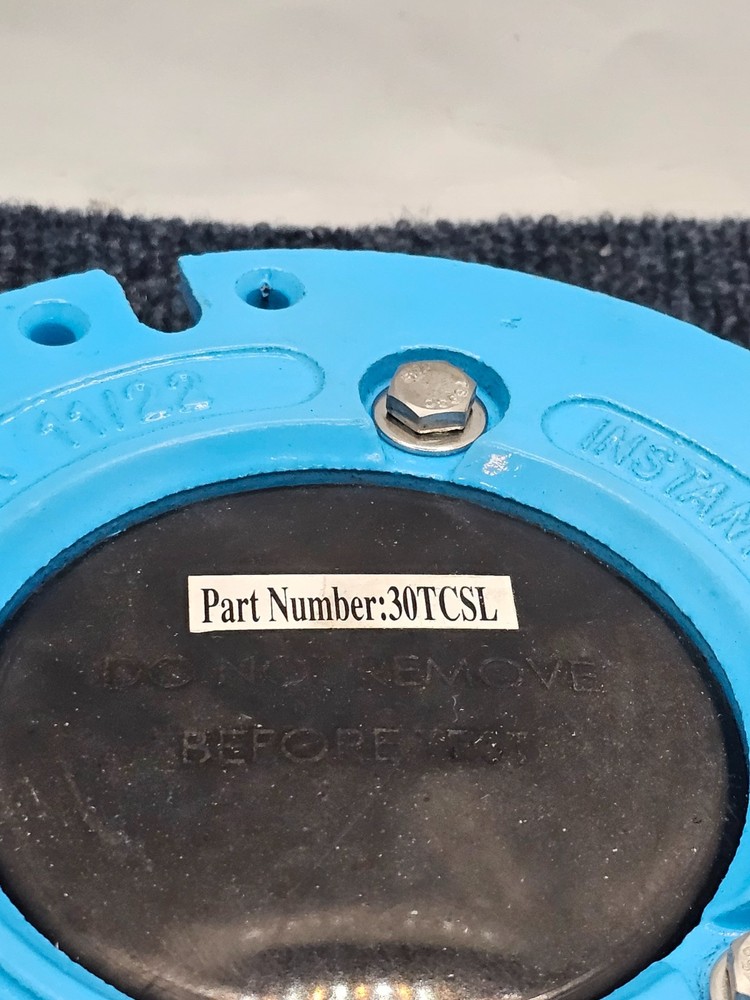 Frank Pattern 30TCSL 3 in x 2 in Slotted Closet Ring with Test Cap