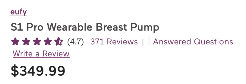 Eufy Breast Pump *PLEASE READ*