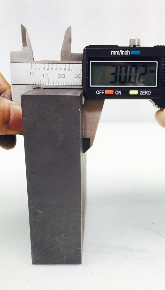 99.9% Purity Graphite Ingot Block EDM Graphite Plate Milling Surface 100MMx10...