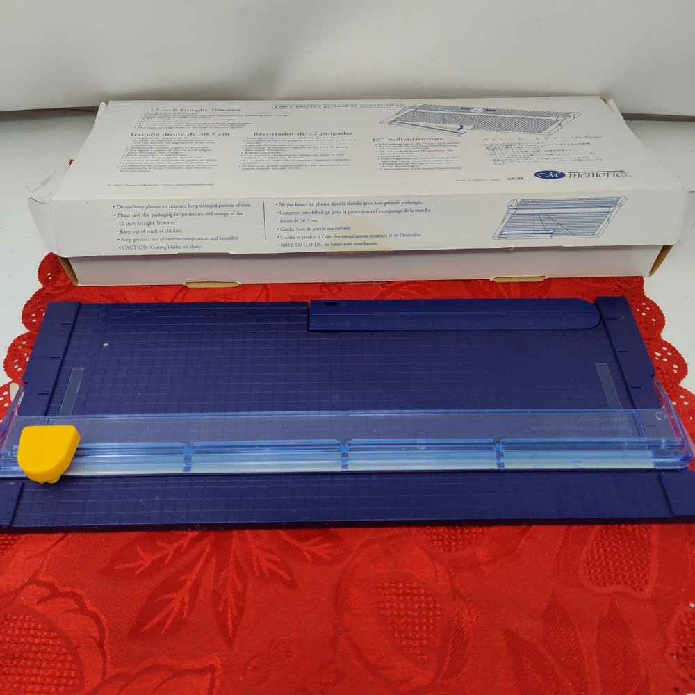 Creative Memories 12" Straight Trimmer Angle Cutter Scrapbooking Cardmaking
