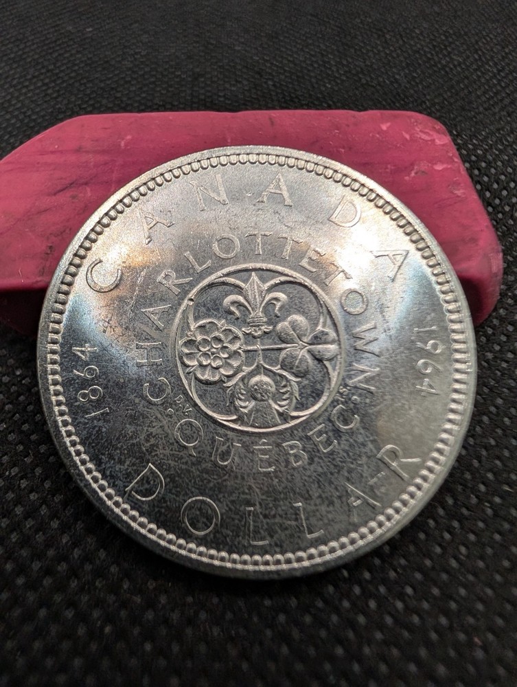 1964 Canada Silver Dollar %80