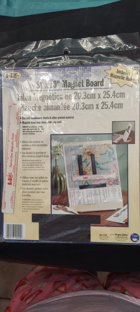 Lo Ran Dritz Pack 8" x 10" Magnet Board Pattern Chart Holder NEW