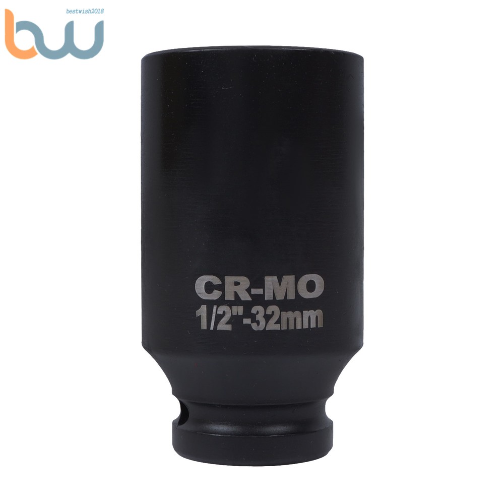 1/2 Inch Drive Deep Impact Socket Tool Set Metric Garage Workshop Tools 35pcs