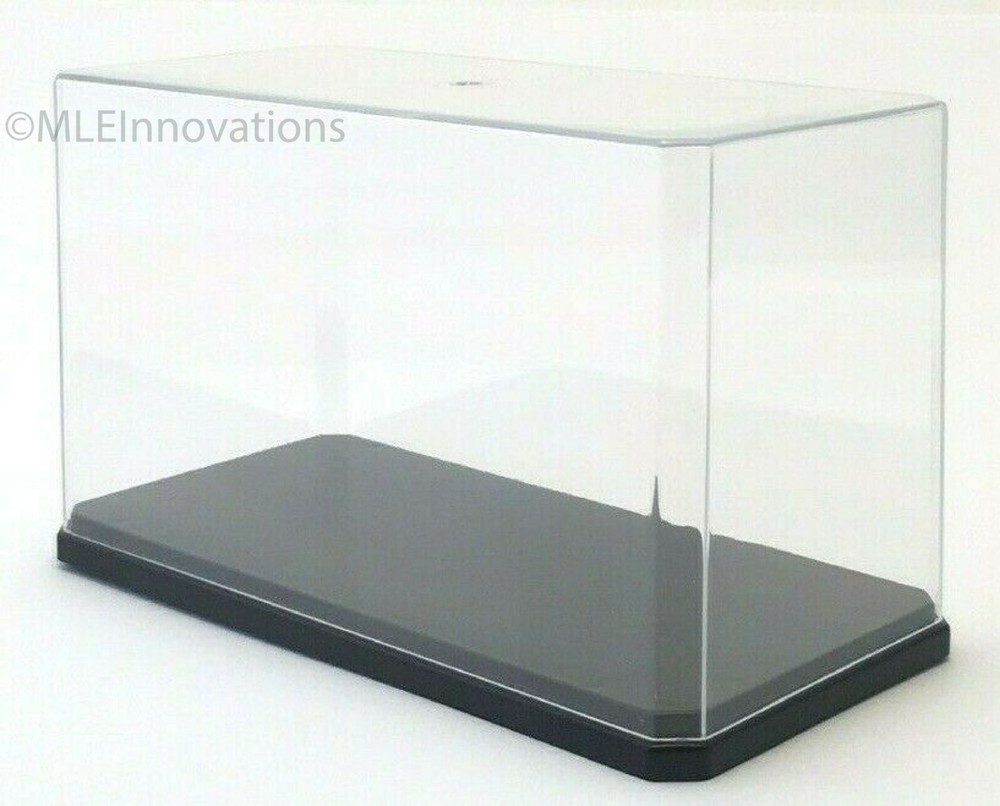 ✅ Model Toy Display Case Rectangle Small Clear Plastic Box Dust Proof Car UV