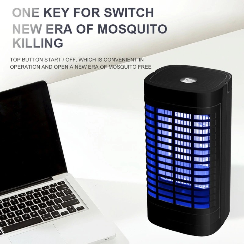 Black Hanging Electronic Insect Killer With Mosquito lamp