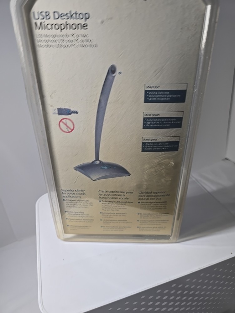 Logitech USB Desktop Microphone New