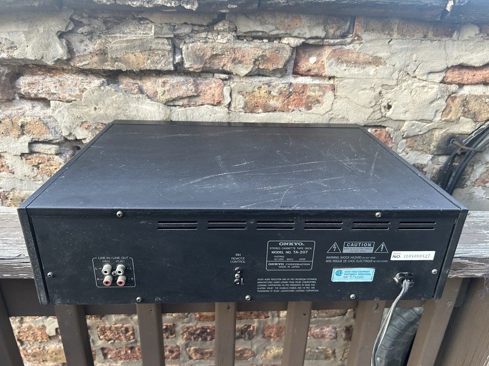 onkyo integra cassette deck TA-207