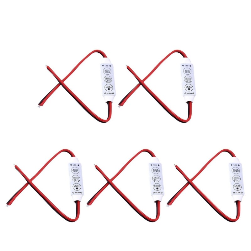 Small Profile Dimming Controller 8 Lighting Effects 12V 24V Systems