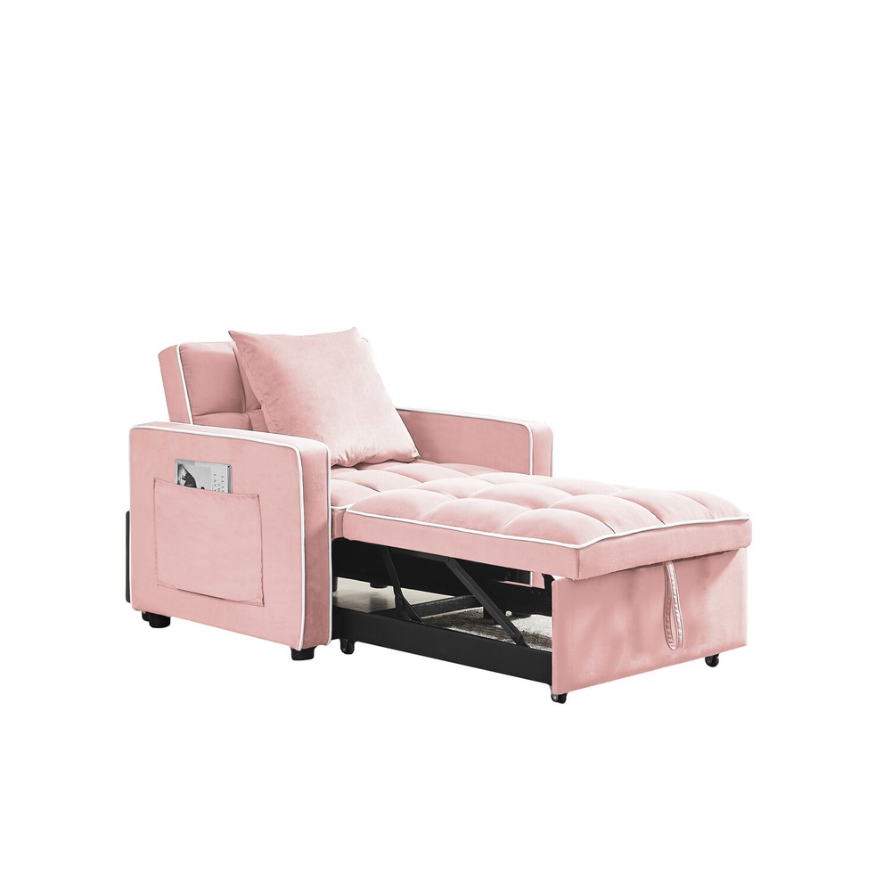 Convertible Sofa Bed Chairs 3-in-1 Multi-Function Recliner Sleeper Sofa New
