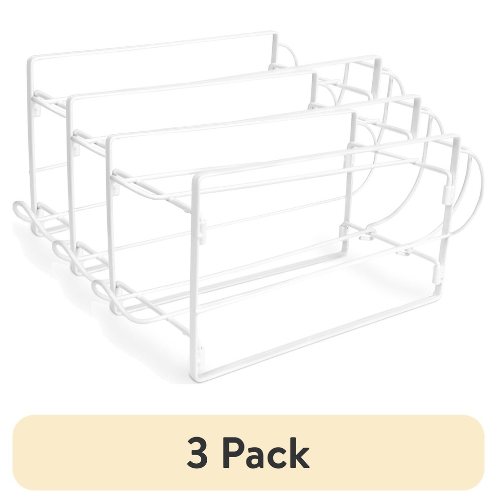 2-Tier Beverage Dispenser, White