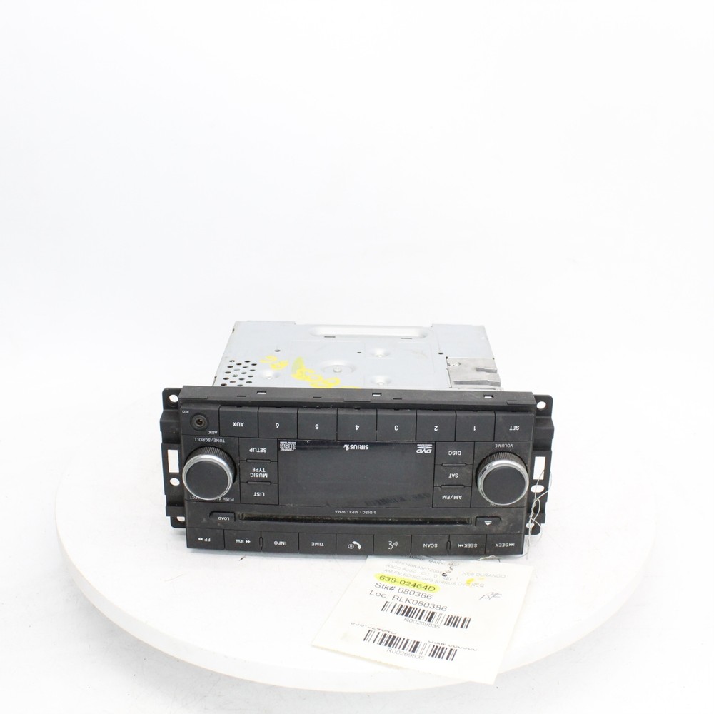 2008 Dodge Durango Radio Part Number - 638-02464D