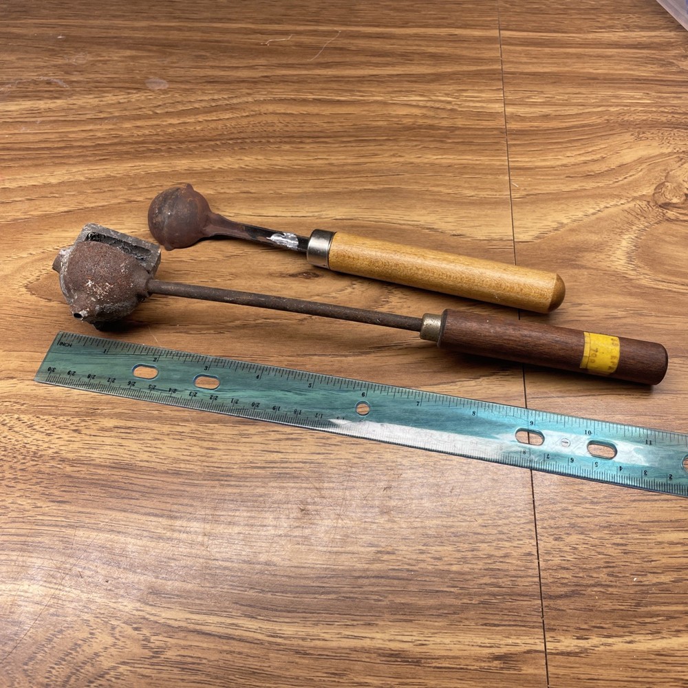 2 Lead ladle dippers