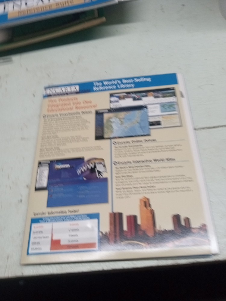 MICROSOFT - ENCARTA - Reference Suite 2001 - 7 CD Set