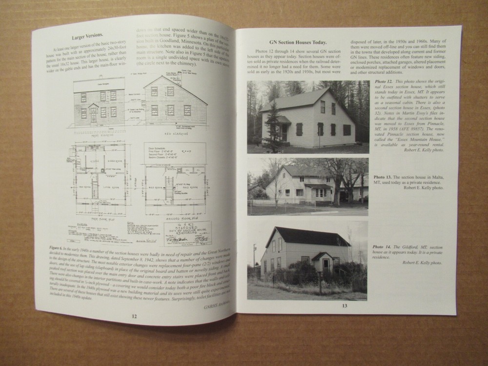 Great Northern Section Houses and Facilities Reference Sheet 392