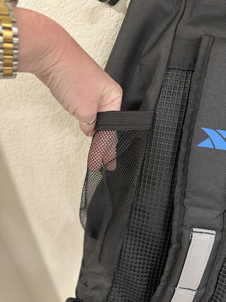 XTERRA Wetsuits Tri Pack Backpack Triathlon Transition Bag Black Blue NWT