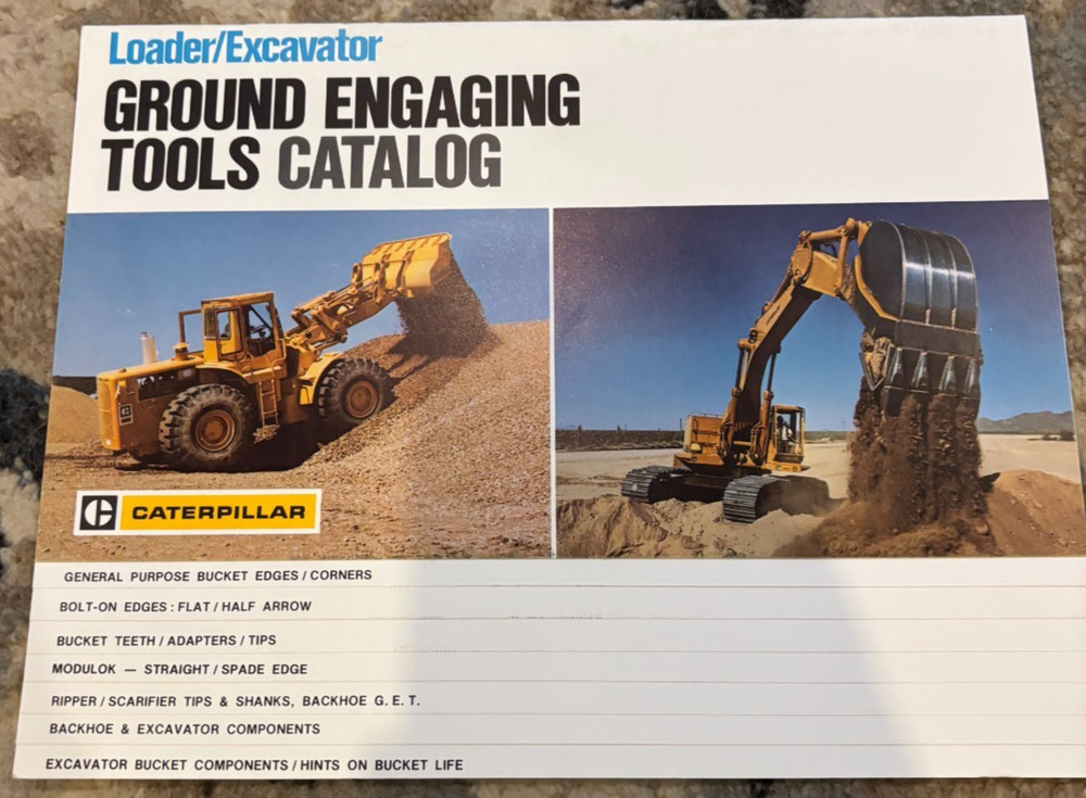 Caterpillar CAT Ground Engaging Tools For Loader Excavators Brochure AMIL25