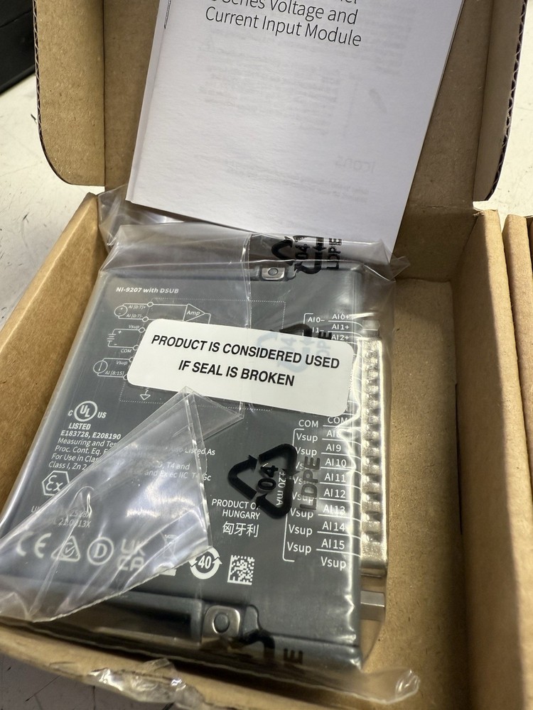 NEW National instruments NI 9207 Analog Input Module
