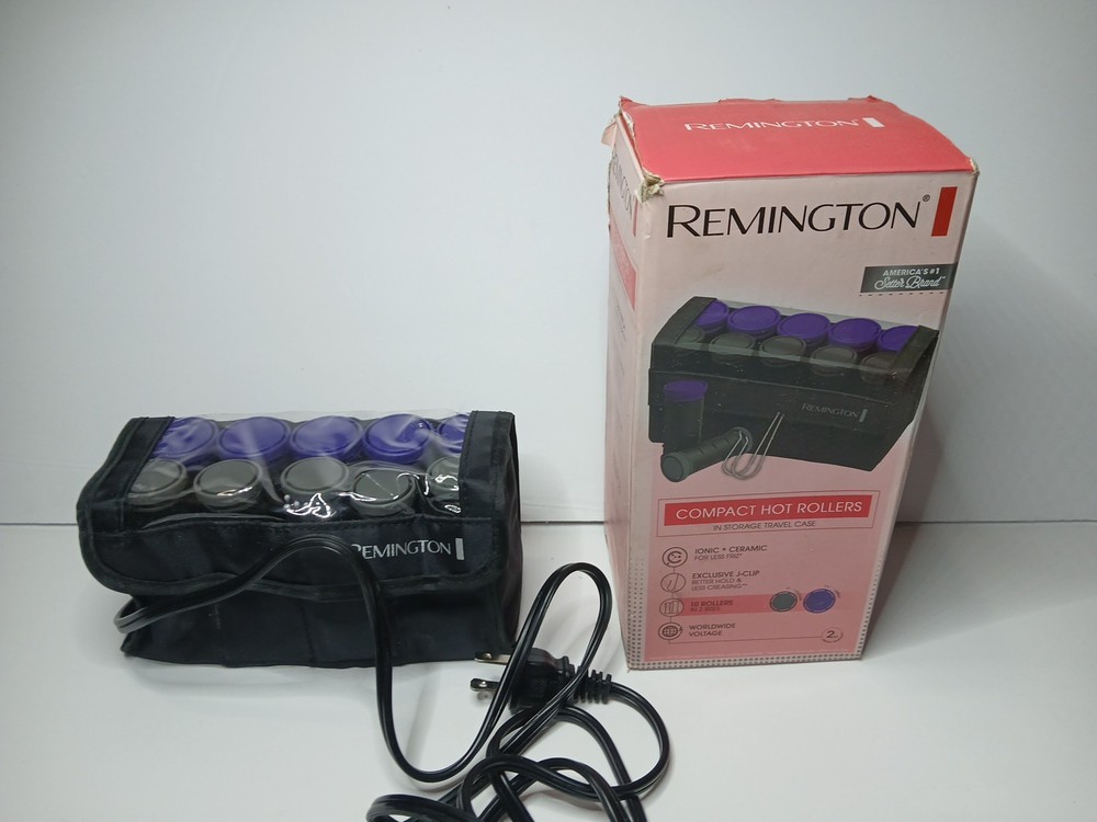 Remington Compact Hot Rollers, Black, H1016 OPEN BOX