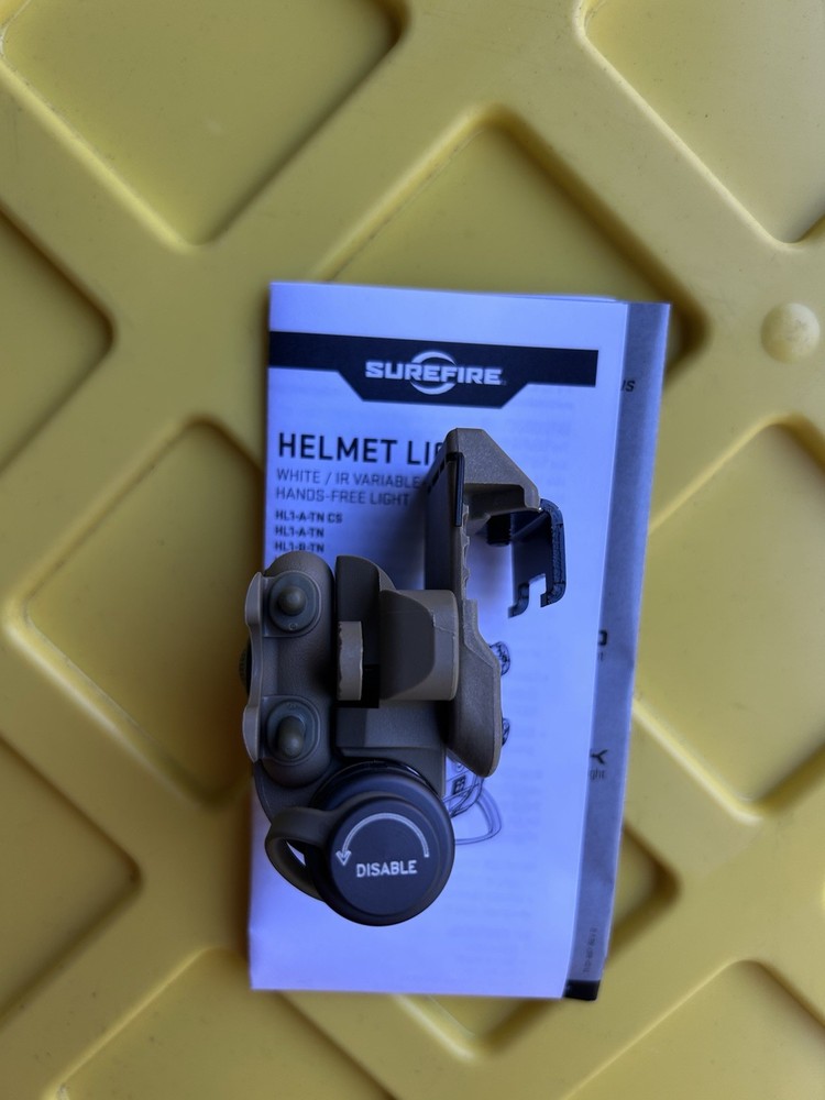 SureFire Tan HL1-B-TN Helmet Light