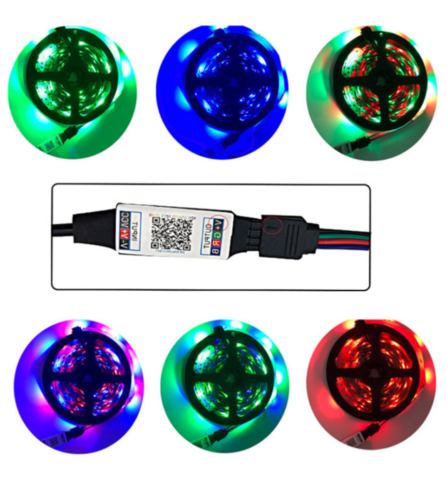 Bluetooth Controller USB 5V 12V 24V LED Controller Light Strip For RGB LED Strip