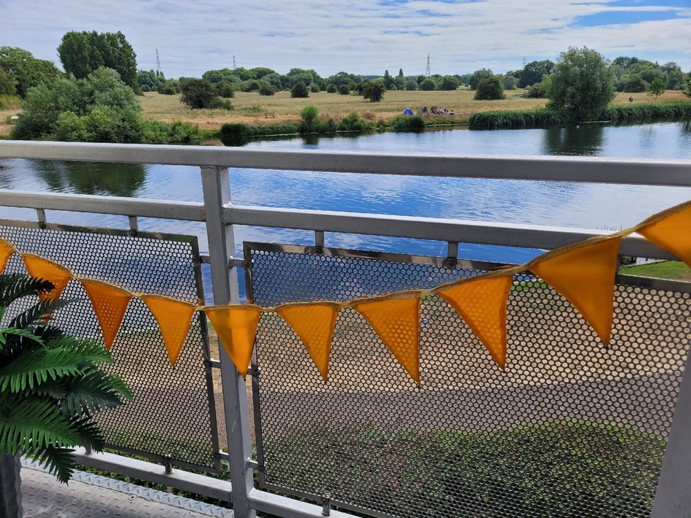 Boho Gold Silk Bunting 3m