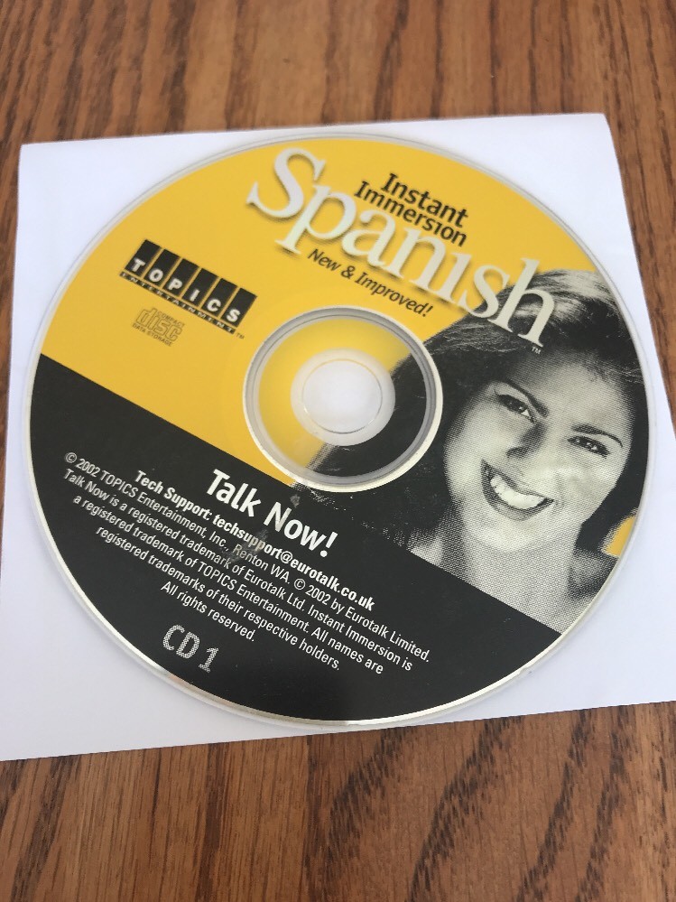 Instant Immersion Spanish Talk Now! Ships N 24h