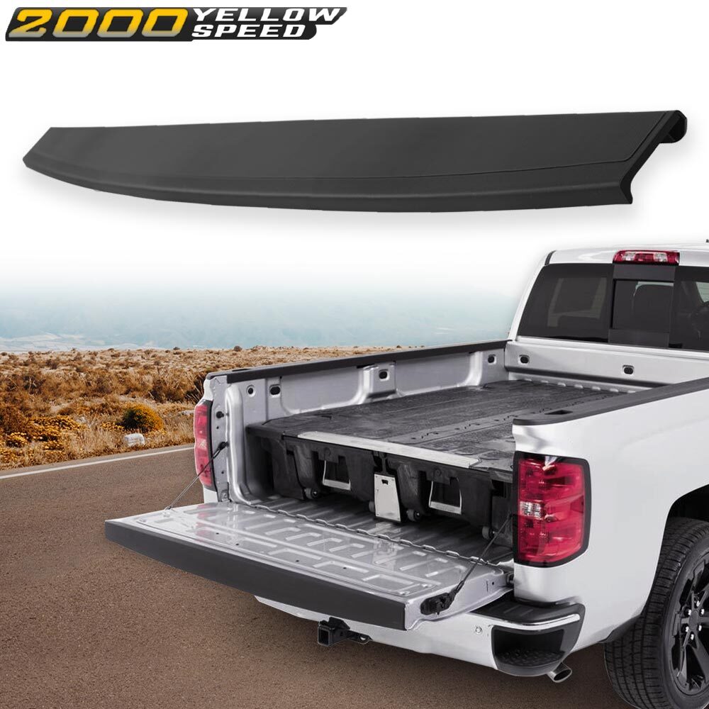 Fit For Silverado Sierra 2014-19 Tailgate Molding Cap Top Protector Molding Trim
