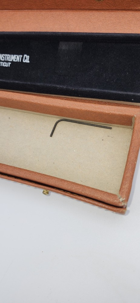 Vintage Gerber Variable Scale TP007100B Engineering Slide Rule & Leather Case