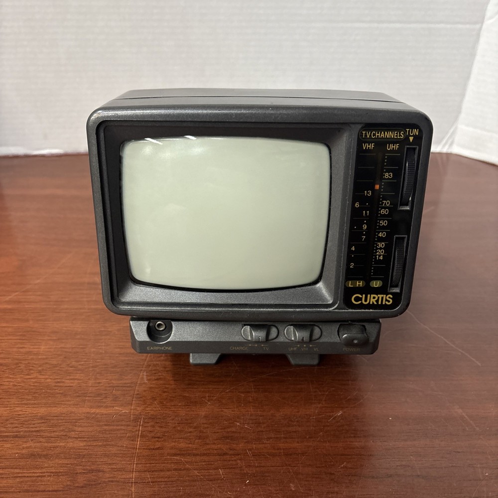 Curtis 5” Black & White TV RT055 ***Working