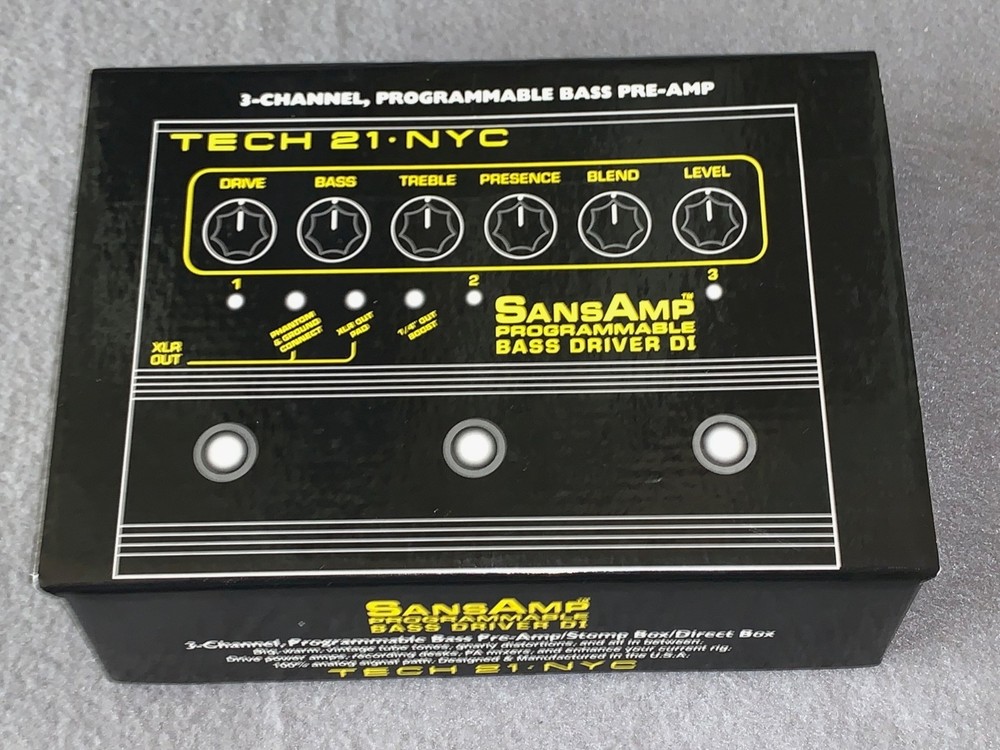 SansAmp 3 Channel Programmable Bass Driver D1