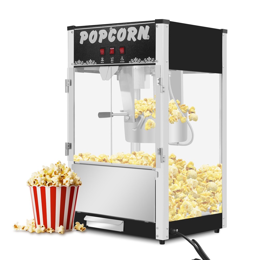 Bar Style Popcorn Machine Maker Popper with Kettle Commercial Popcorn Machine