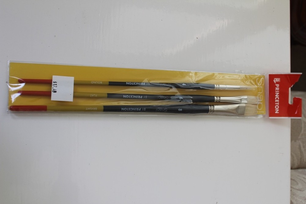 Princeton Snap!™ Long-Handle Brush Set - 3 Piece Set