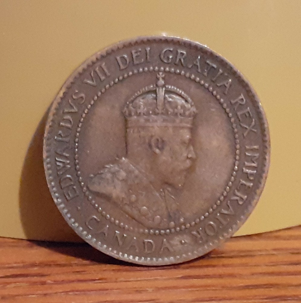 1903 King Edward 7th 1 Cent Canada Coin