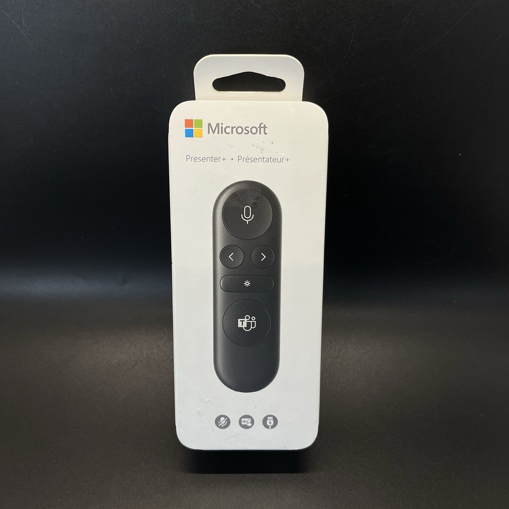 Microsoft Presenter+ Wireless and Bluetooth Presentation Remote Certified Teams