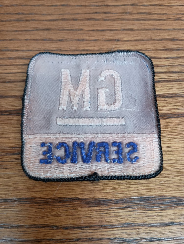GM Service General Motors Vintage Patch