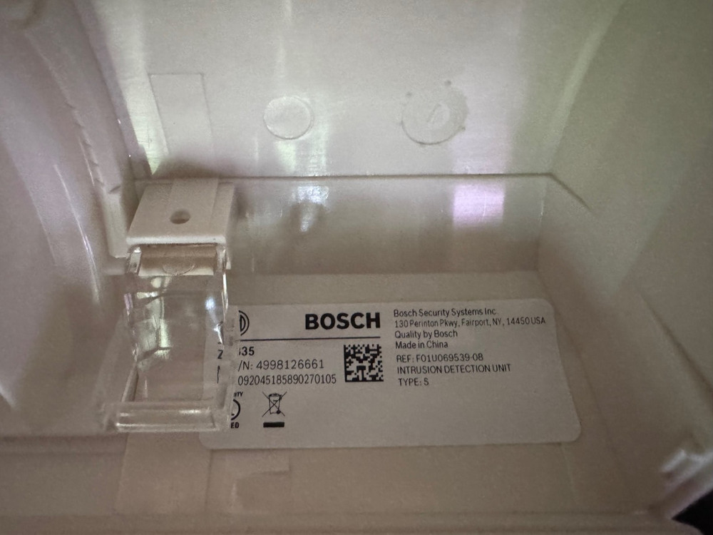 Bosch ZX835 Motion Detector