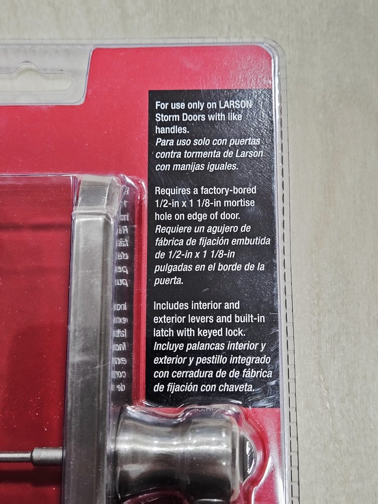 Larson CH3021701 Door Handle Set - Silver