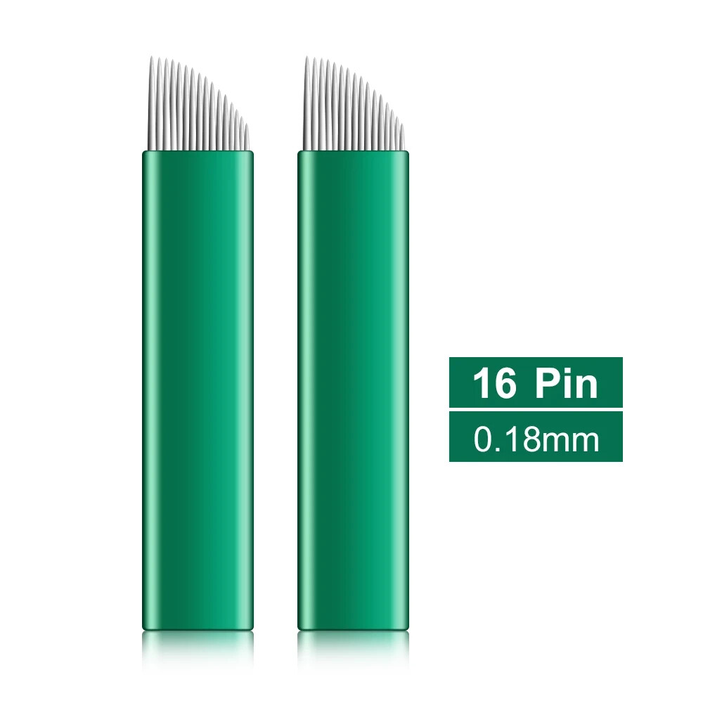 0.18mm 16pin microblading needles blades Microblading 16 Flex brow tattoo