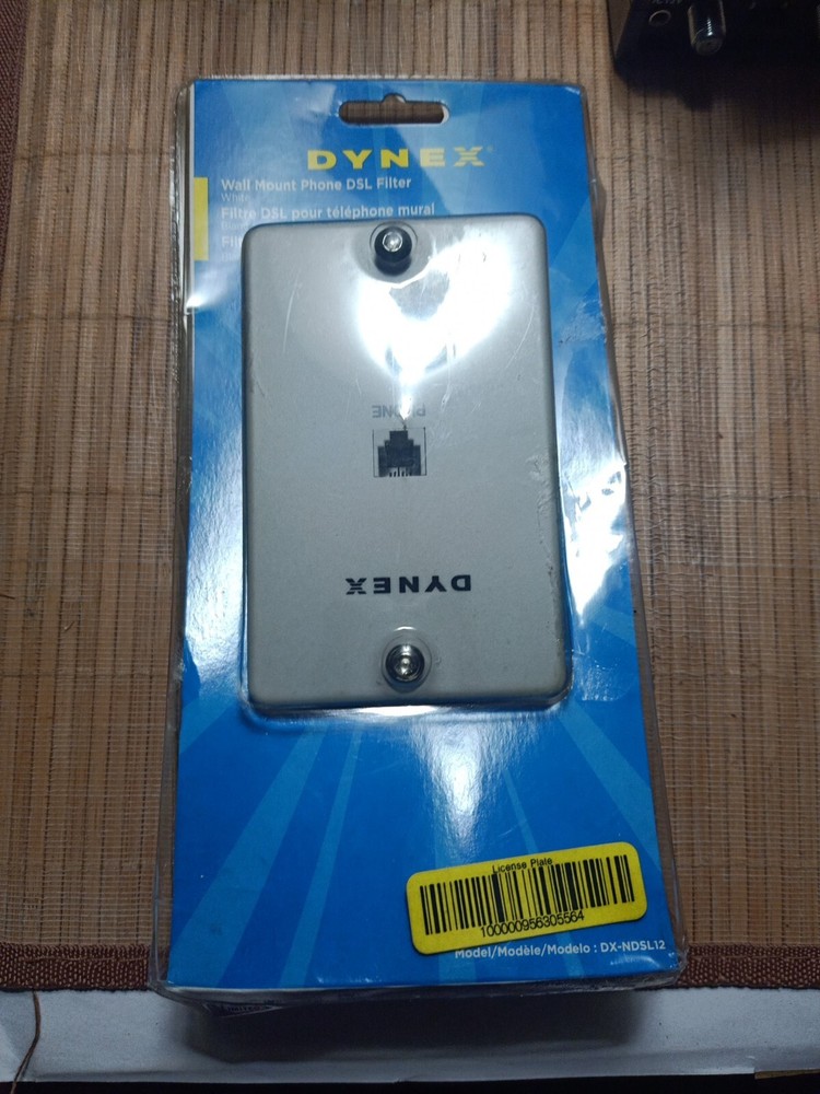 Dynex Wall Mount Phone DSL Filter