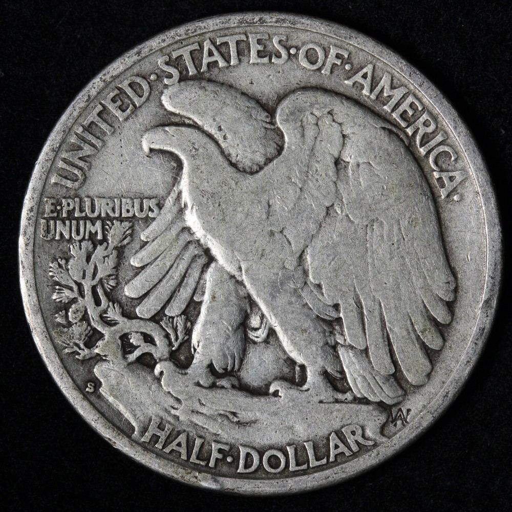 1939-S Walking Liberty Half Dollar Nice Circulated Condition