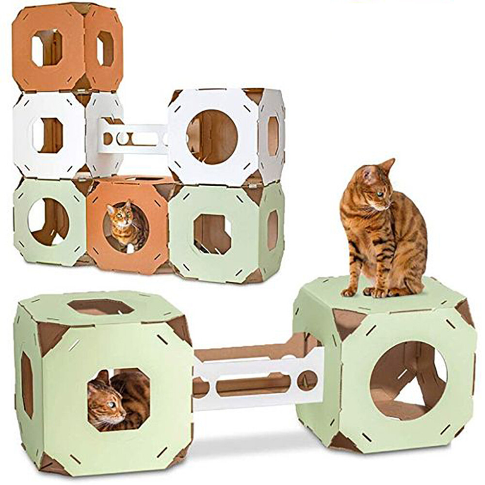 STACKABLE CUBE CATS DREAM PLAY HOUSE