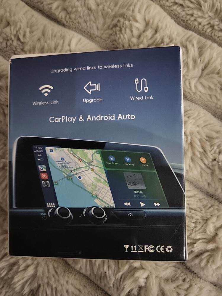 Typ--C und USB Dual Interface CarPlay Android Auto Wireless Adapter tragbar